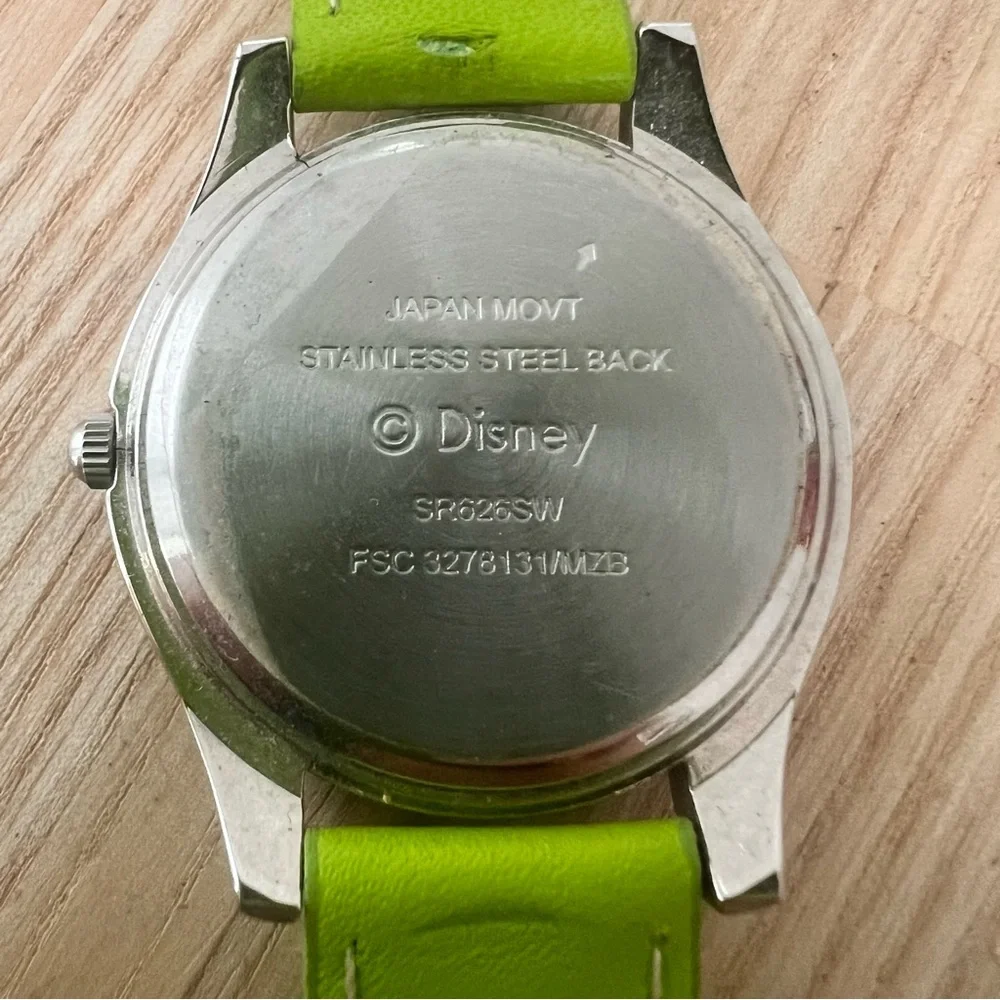 Disney tinker bell green is the new black fashion watch NEW BATTERY
